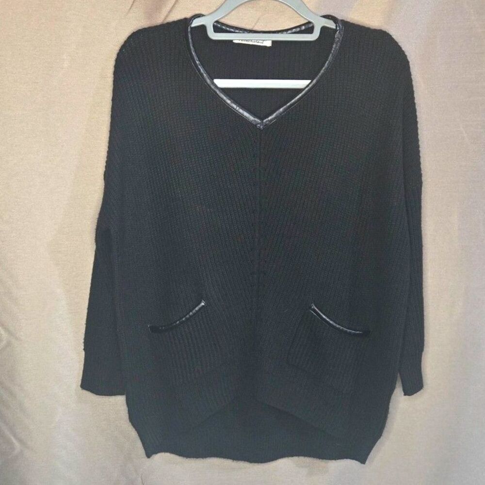 Nonchalant, Black, Sweater, Size: M